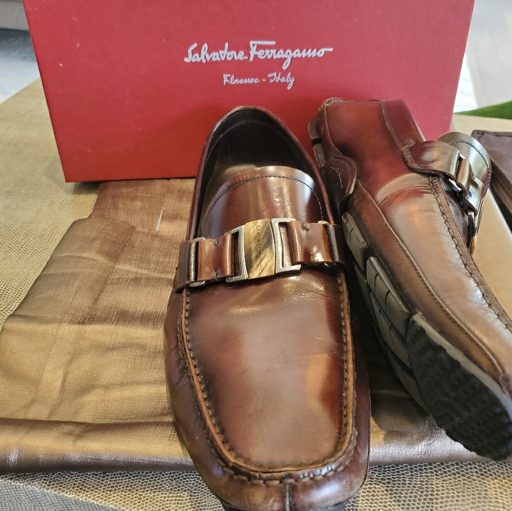 Salvatore Ferragamo Men's Drivers 11.5